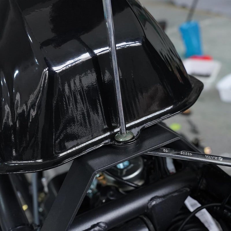 RUTU Metal Gas Tank ATV Fuel Tank Petrol Tank with Cap for 110cc 125cc 150cc 200cc 250cc ATV Quad 4 Wheeler Taotao ATA Bull Rhino - Image 4